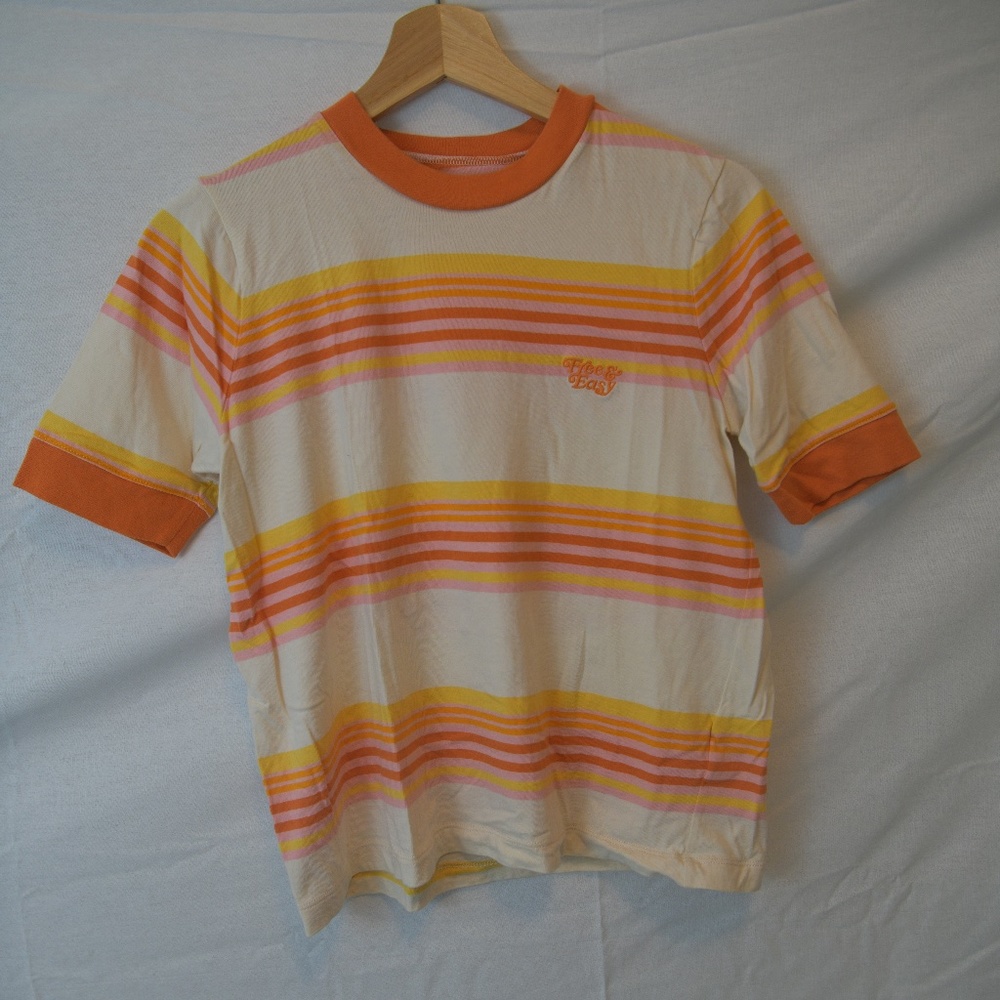 Madewell x Free & Easy striped short sleeve t-shirt